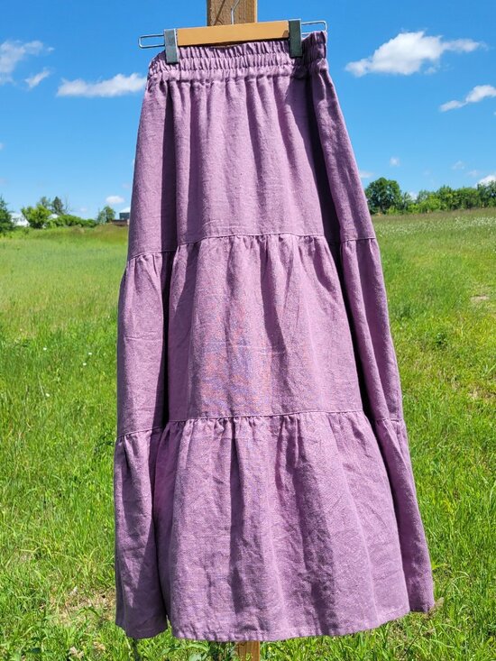 notPERFECTLINEN Dresses & Skirts - Not Perfect Linen Magnolia tiered linen skirt,